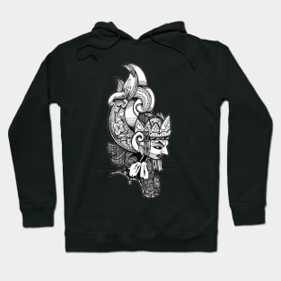 Wayang Golek (Indonesian Wooden Puppet) Hoodie